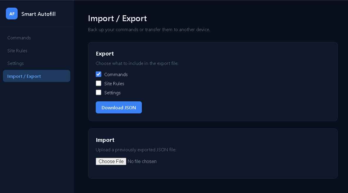 Import/Export